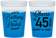 Custom Anniversary 16 oz Color Changing Cups - Cheers To 45 Years | 80036