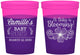 Custom Baby Shower 16 oz Color Changing Cups - Blooming | 90009