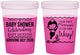 Custom Baby Shower 16 oz Color Changing Cups - Mermaid On Her Way | 90046