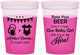 Custom Baby Shower 16 oz Color Changing Cups - Raise Your Beer | 90065