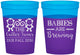 Custom Baby Shower 16 oz Color Changing Cups - Twins Baby Monkeys | 90068