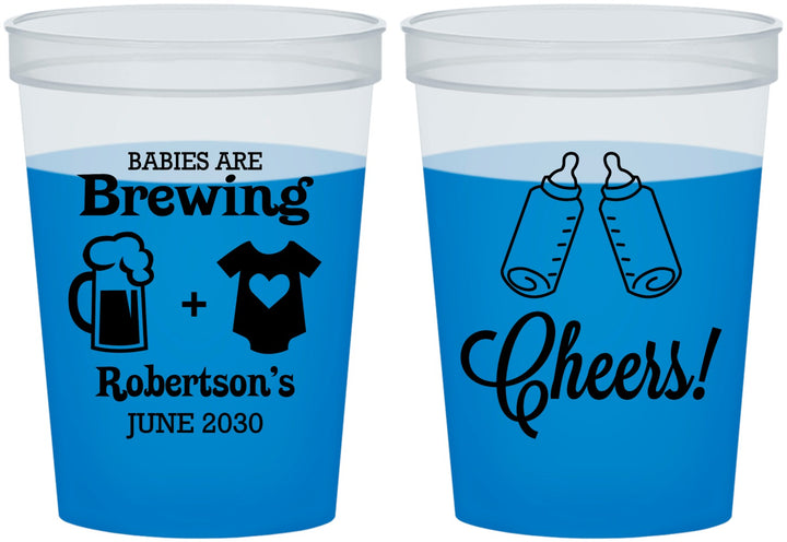 Custom Baby Shower 16 oz Color Changing Cups - Babies Are Brewing | 90080