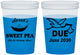 Custom Baby Shower 16 oz Color Changing Cups - Sweat Pea Stork | 90084