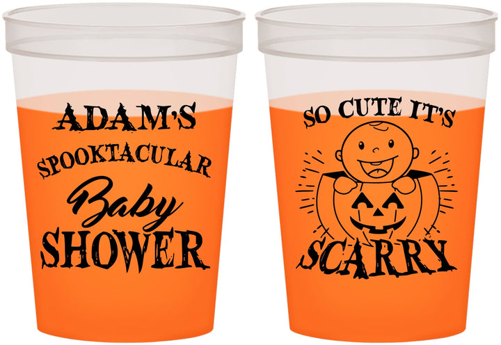 Custom Baby Shower 16 oz Color Changing Cups - So Cute Halloween | 90088