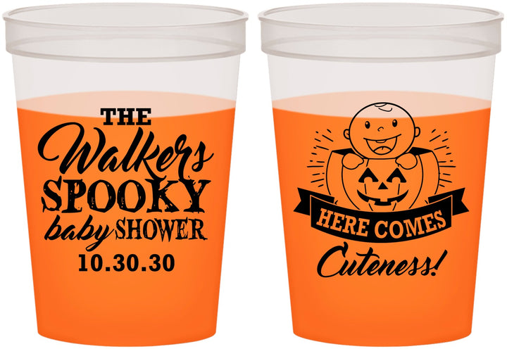 Custom Baby Shower 16 oz Color Changing Cups - Cuteness Halloween | 90089