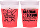 Custom Baby Shower 16 oz Color Changing Cups - Baseball | 90090