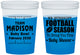 Custom Baby Shower 16 oz Color Changing Cups - Football | 90091