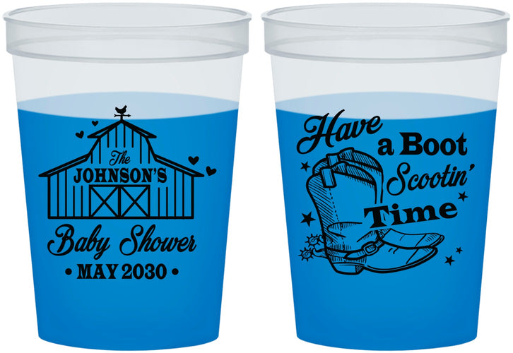 Custom Baby Shower 16 oz Color Changing Cups - Farm Country | 90107