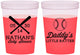 Custom Baby Shower 16 oz Color Changing Cups - Baseball Little Batter | 90136