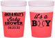 Custom Baby Shower 16 oz Color Changing Cups - Baseball Its A Boy | 90143