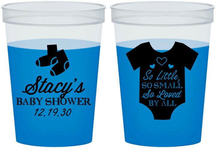 Custom Baby Shower 16 oz Color Changing Cups - Loved By All | 90188