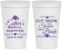 Personalized Bridal Shower 22 oz Stadium Cups - Eat Drink Shower Bride | 100002