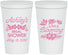 Personalized Bridal Shower 22 oz Stadium Cups - Love Is Blooming | 100007