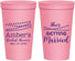 Personalized Bridal Shower 22 oz Stadium Cups - She's Getting Married | 100008