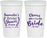 Personalized Bridal Shower 22 oz Stadium Cups - Cheers To The Bride | 100014