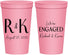 Personalized Engagement 22 oz Stadium Cups - We Are Engaged | 10011