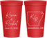 Personalized Wedding 22 oz Stadium Cups - Arkansas | 103