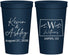 Personalized Wedding 22 oz Stadium Cups - Colorado | 105