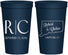 Personalized Wedding 22 oz Stadium Cups - Connecticut | 106