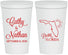 Personalized Wedding 22 oz Stadium Cups - Florida | 108