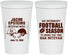Personalized Bar Mitzvah 22 oz Stadium Cups - 13th Birthday Football | 110003