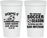 Personalized Bar Mitzvah 22 oz Stadium Cups - 13th Birthday Soccer | 110009
