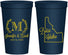 Personalized Wedding 22 oz Stadium Cups - Idaho | 111