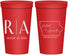 Personalized Wedding 22 oz Stadium Cups - Iowa | 114
