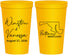 Personalized Wedding 22 oz Stadium Cups - Maryland | 119