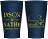 Personalized Wedding 22 oz Stadium Cups - Massachusetts | 120