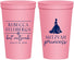 Personalized Bat Mitzvah 22 oz Stadium Cups - 12th Birthday Princess | 120003