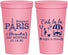 Personalized Bat Mitzvah 22 oz Stadium Cups - 12th Birthday Paris | 120004