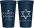 Personalized Bat Mitzvah 22 oz Stadium Cups - 12th Birthday Mazel Tov | 120009