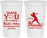Personalized Bat Mitzvah 22 oz Stadium Cups - 12th Birthday Softball | 120011