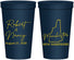 Personalized Wedding 22 oz Stadium Cups - New Hampshire | 128