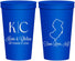 Personalized Wedding 22 oz Stadium Cups - New Jersey | 129