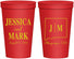 Personalized Wedding 22 oz Stadium Cups - New Mexico | 130