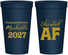 Personalized Graduation 22 oz Stadium Cups - Class Of 2027 Educated Af | 130018