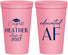 Personalized Graduation 22 oz Stadium Cups - Class Of 2027 Educated Af | 130019