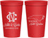 Personalized Wedding 22 oz Stadium Cups - North Carolina | 132
