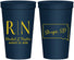 Personalized Wedding 22 oz Stadium Cups - South Dakota | 140
