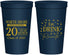 Personalized Class Reunion 22 oz Stadium Cups - Class Of 2007 20 Year | 140006
