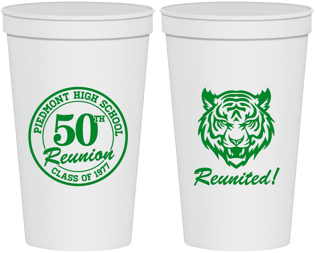 Personalized Class Reunion 22 oz Stadium Cups - Class Of 1977 50 Year | 140009