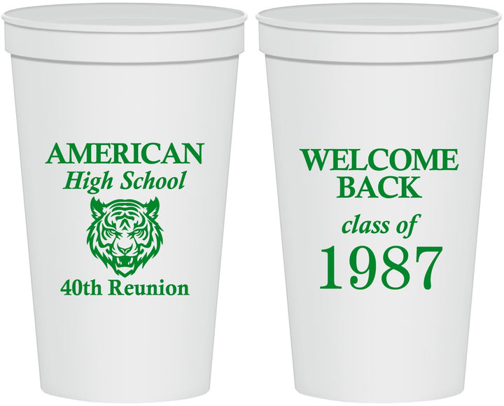 Personalized Class Reunion 22 oz Stadium Cups - Class Of 1987 40 Year | 140013
