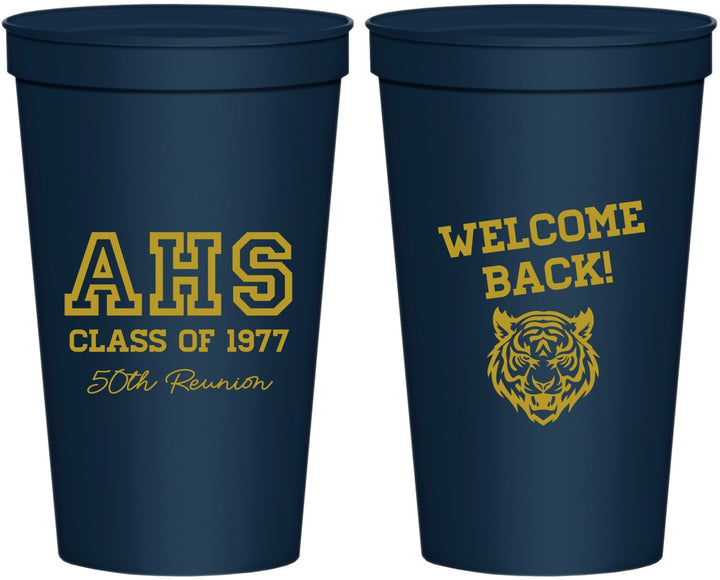 Personalized Class Reunion 22 oz Stadium Cups - Class Of 1977 50 Year | 140014