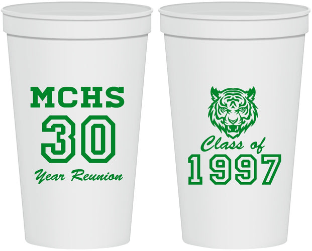 Personalized Class Reunion 22 oz Stadium Cups - Class Of 1997 30 Year | 140017