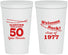 Personalized Class Reunion 22 oz Stadium Cups - Class Of 1977 50 Year | 140019
