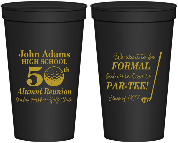 Personalized Class Reunion 22 oz Stadium Cups - Class Of 1977 50 Year | 140024