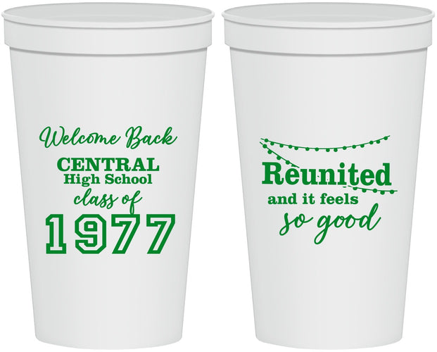 Personalized Class Reunion 22 oz Stadium Cups - Class Of 1977 50 Year | 140029