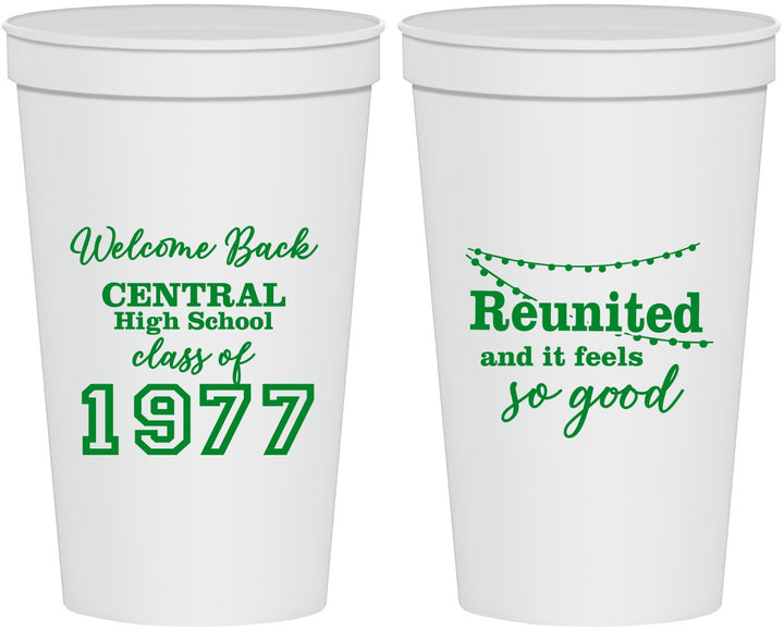 Personalized Class Reunion 22 oz Stadium Cups - Class Of 1977 50 Year | 140029
